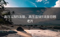 高压监狱5法版，高压监狱5法版日韩老片